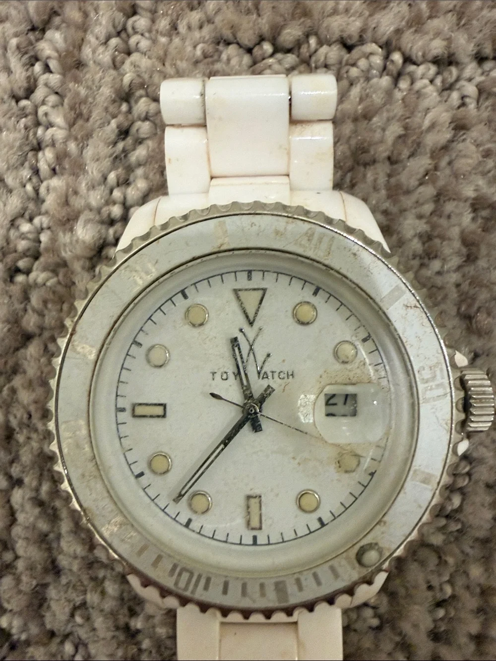 ToyWatch White Ceramic-Look Women's Watch